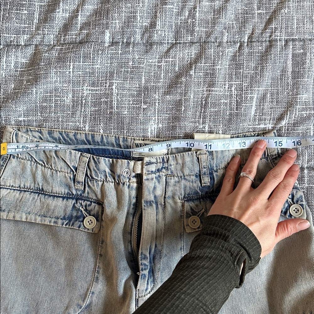 Free People Gray Wide-Leg Jeans - Picture 12 of 12